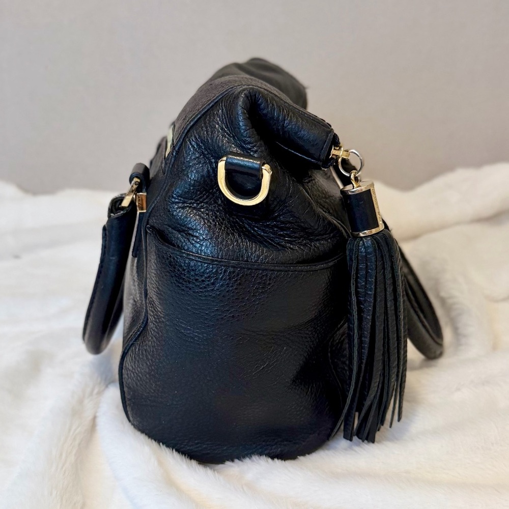 Michael Kors Weston Pebble Leather Foldover Satchel - Picture 3 of 15